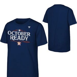 Fanatics Navy "October Ready" Houston Astros Short Sleeve Tee